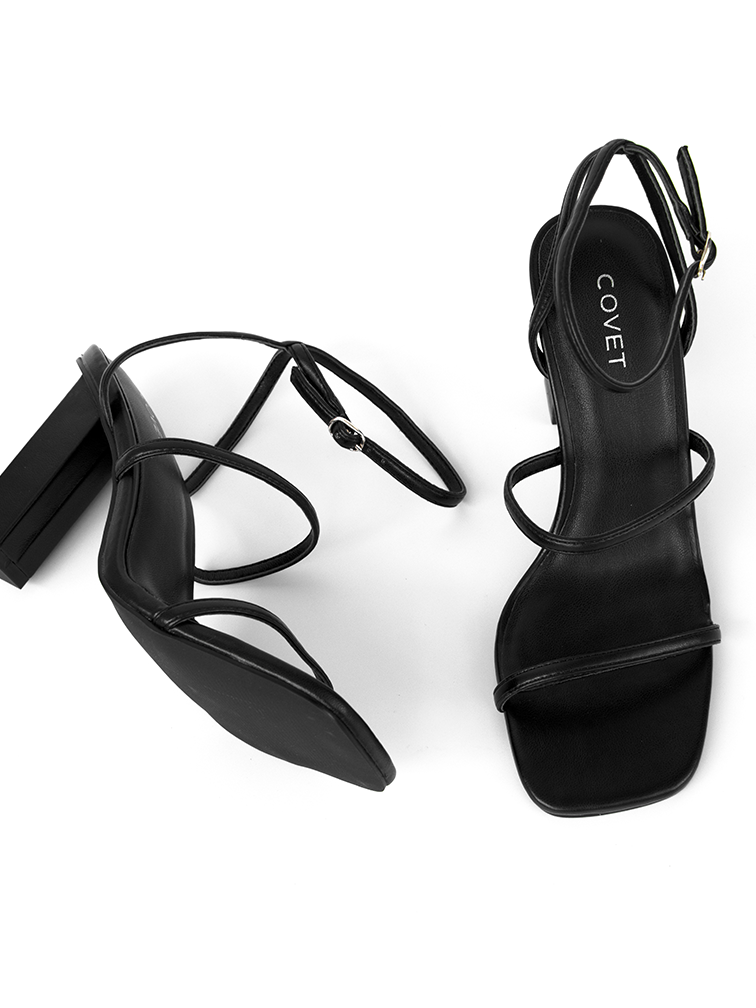 AVERY Black Heels