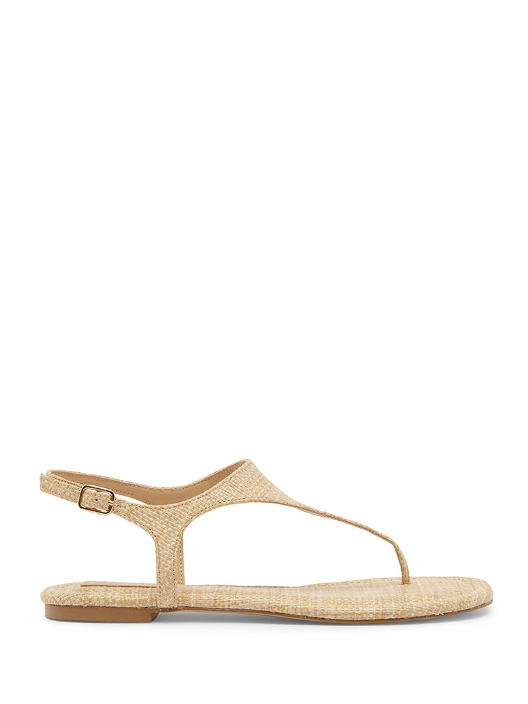 CAPRI Raffia Flat Sandals