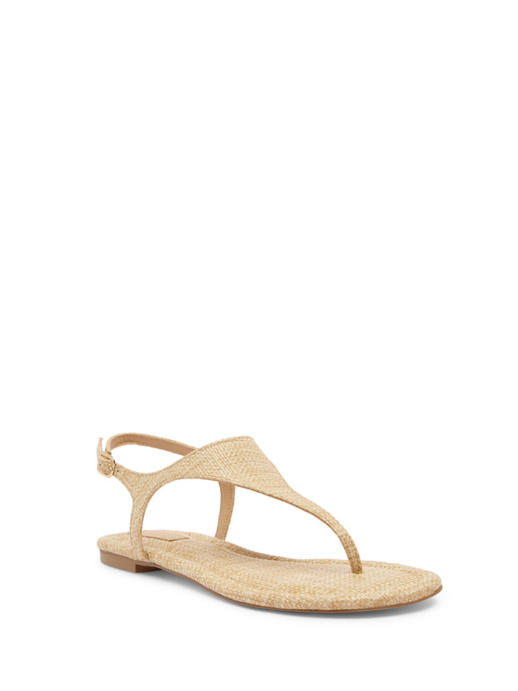 CAPRI Raffia Flat Sandals