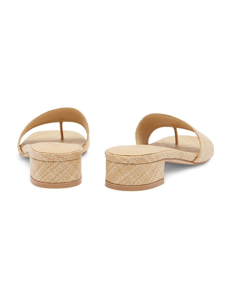 CARA Woven Block Heels