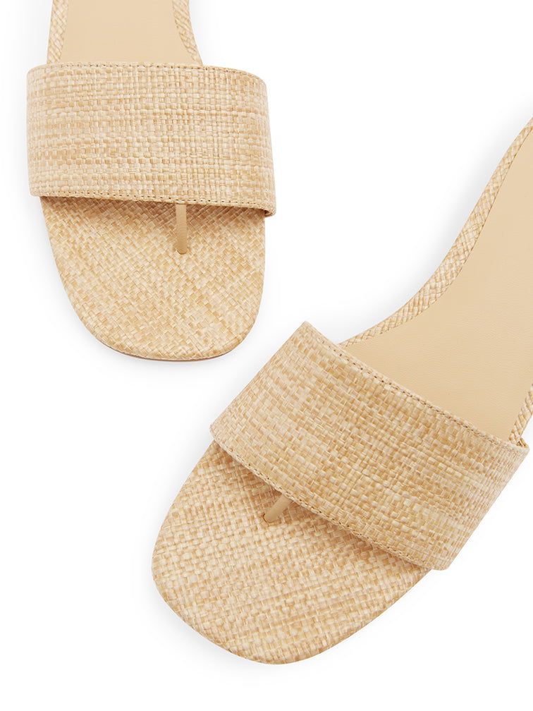 CARA Woven Block Heels
