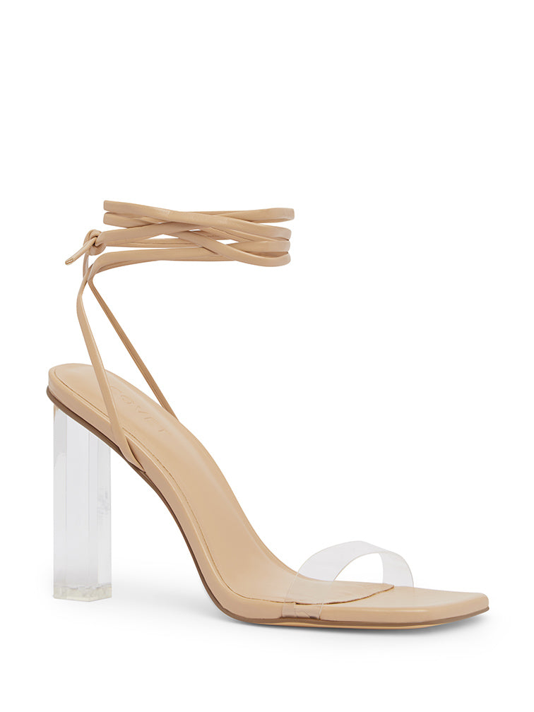 CIARA Nude Clear Heels
