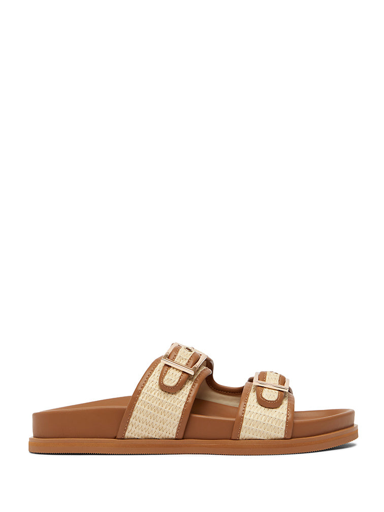 FALLON Woven Slide Sandals