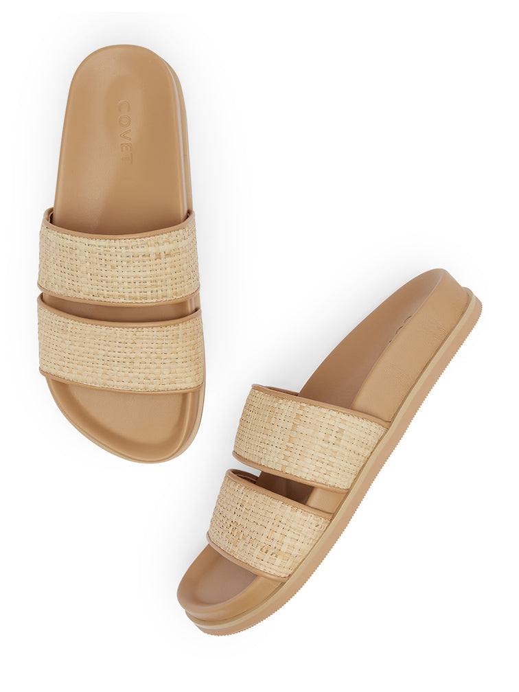 JORDYN Woven Slide Sandals