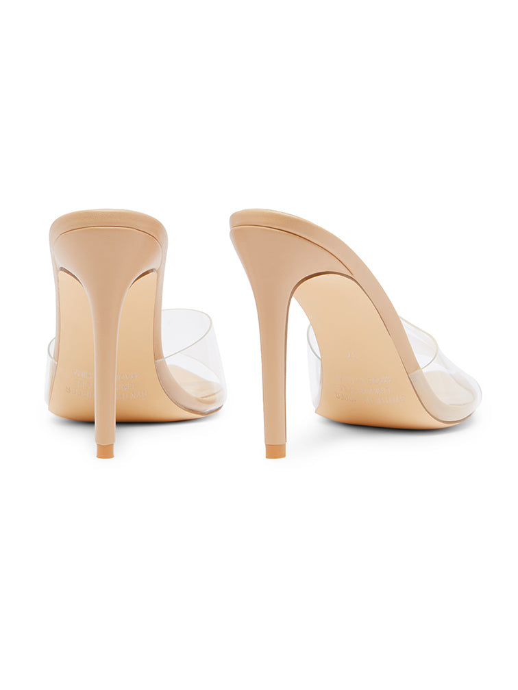 MAEVE Nude Clear Heels