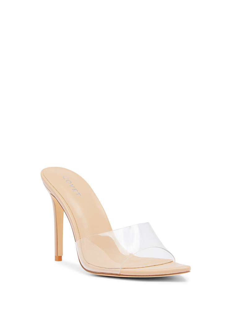 MAEVE Nude Clear Heels