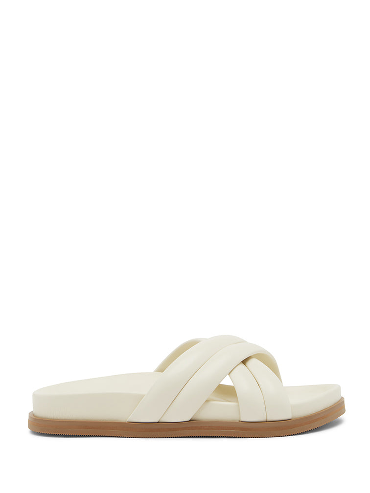 SOL Cream Slide Sandals