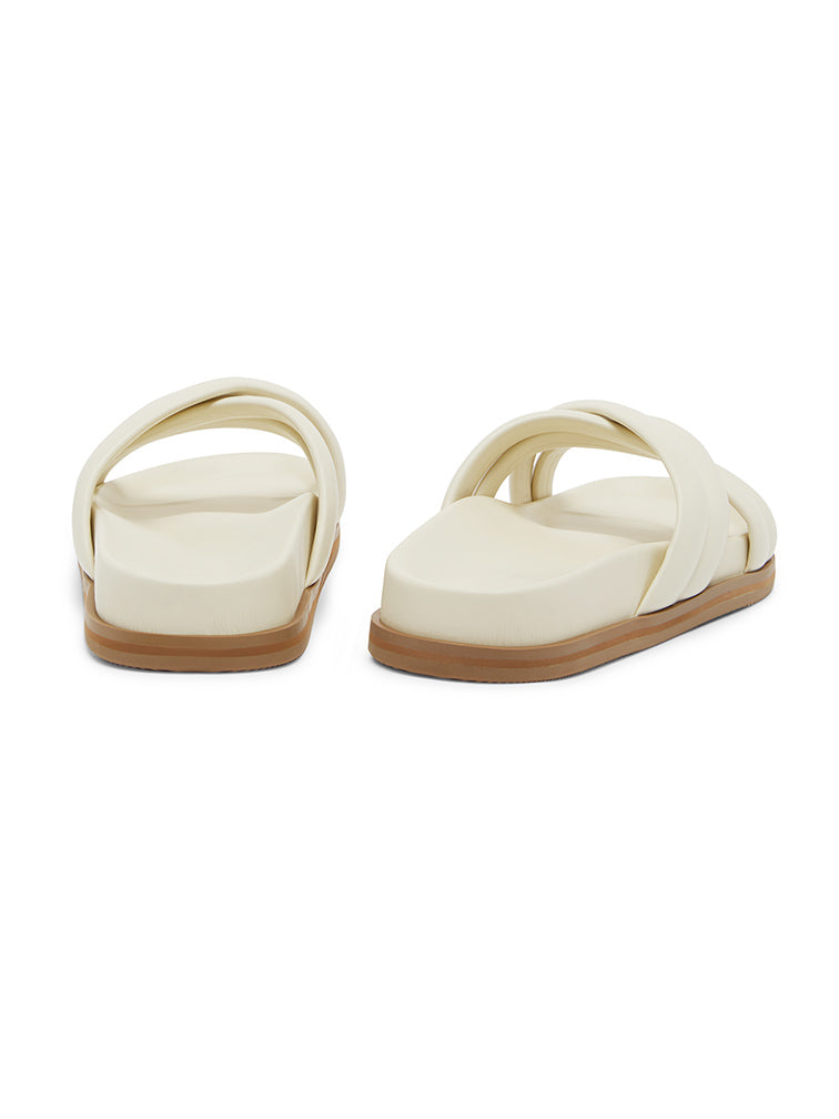 SOL Cream Slide Sandals
