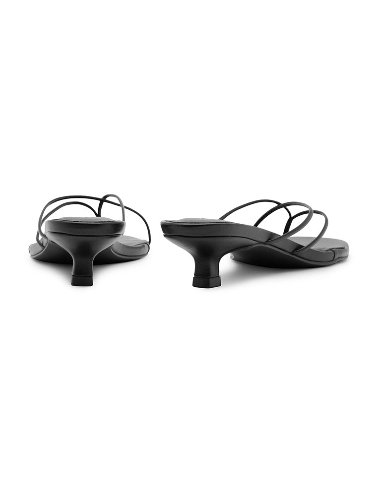 AIRE Black Kitten Heels