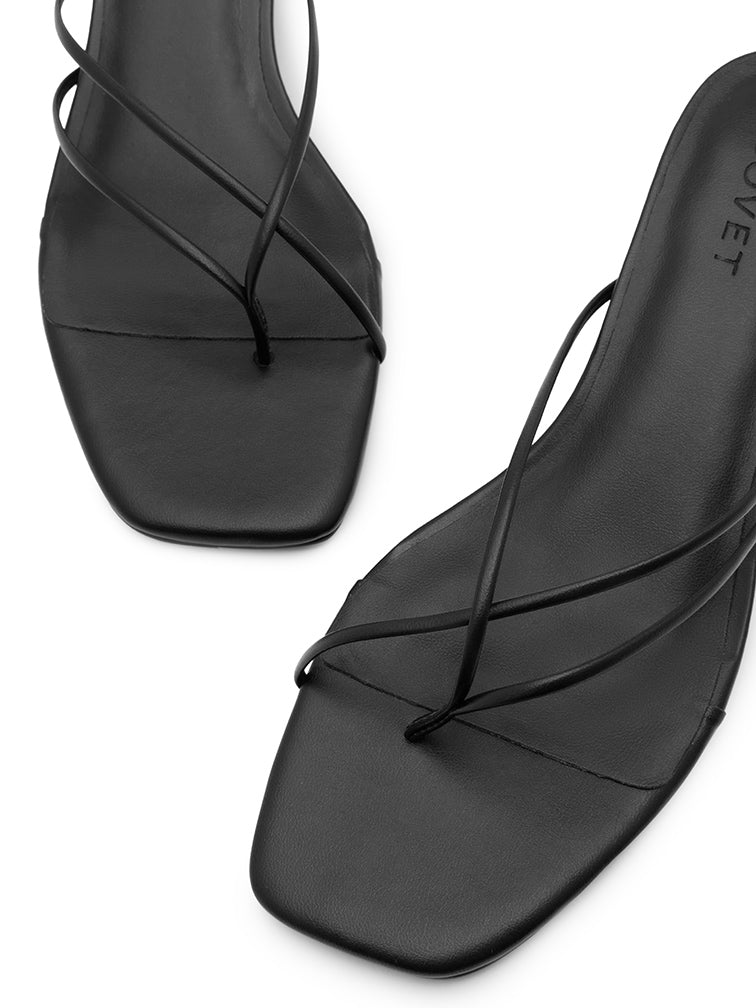 AIRE Black Kitten Heels