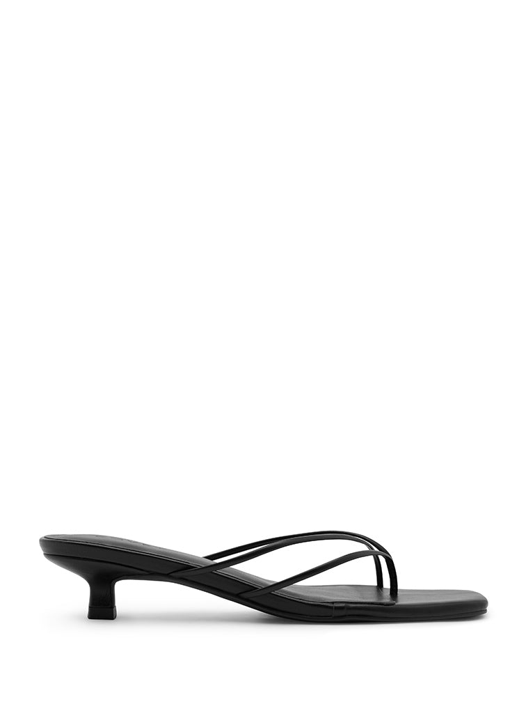 AIRE Black Kitten Heels