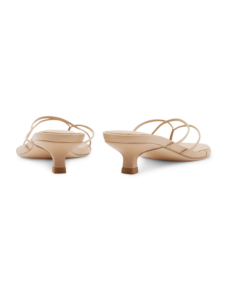 AIRE Nude Kitten Heels