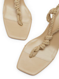 ELSA Nude Heels | Nude Block Heels | Resort Heels – COVET SHOES