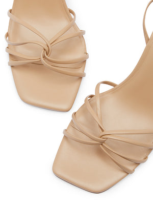 EVIE Nude Heels | Nude Block Heels – COVET SHOES