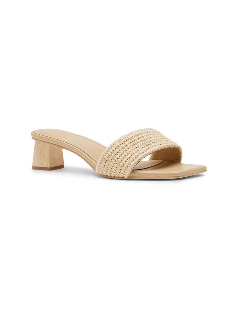IBIZA Woven Block Heels