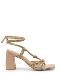 LOLA Nude Heels | Nude Block Heels – COVET SHOES