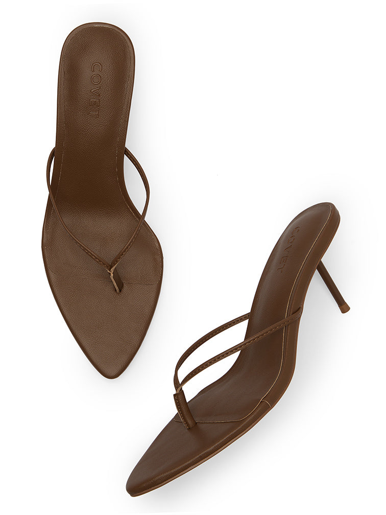 MALIBU Brown Heels