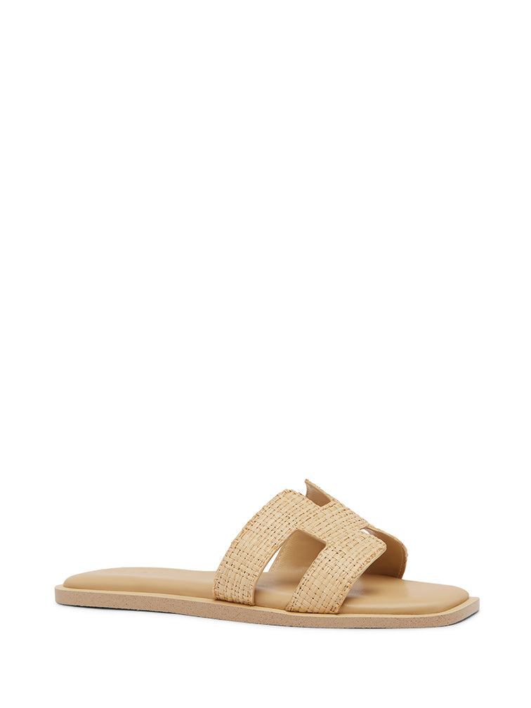 MAORCA Raffia Flat Sandals