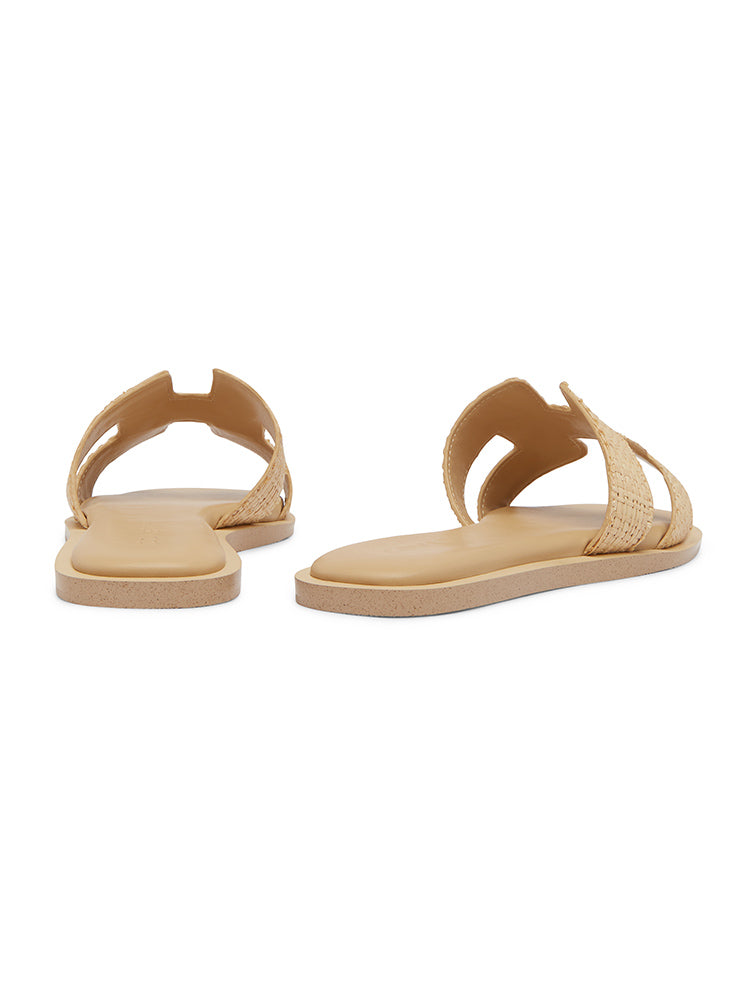 MAORCA Raffia Flat Sandals