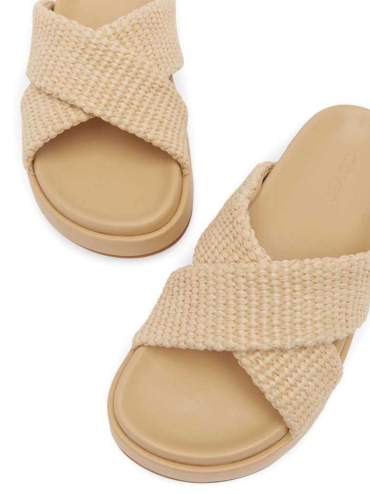 MIAMI Woven Slide Sandals