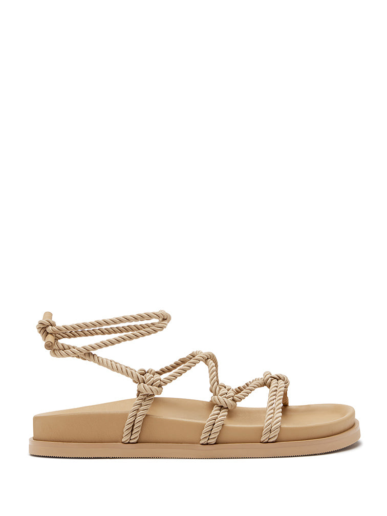 RIVI Nude Slide Sandals