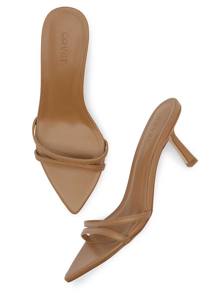 SKYE Tan Heels