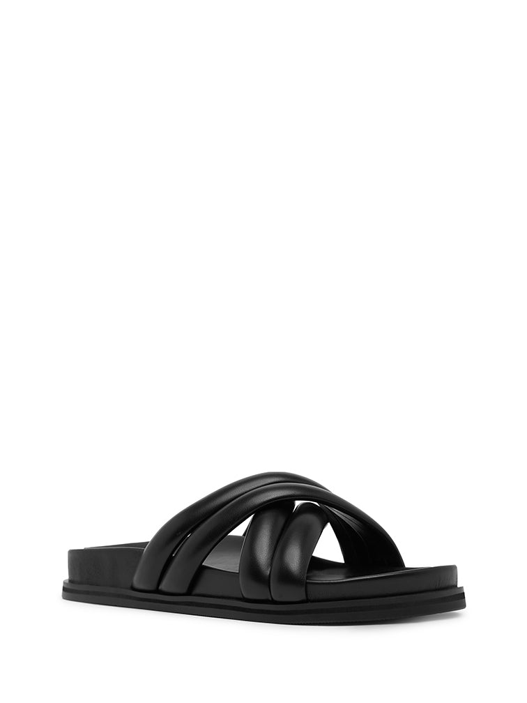 SOL Black Slide Sandals