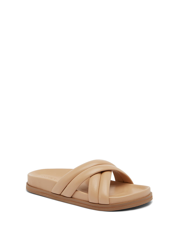 SOL Nude Slide Sandals