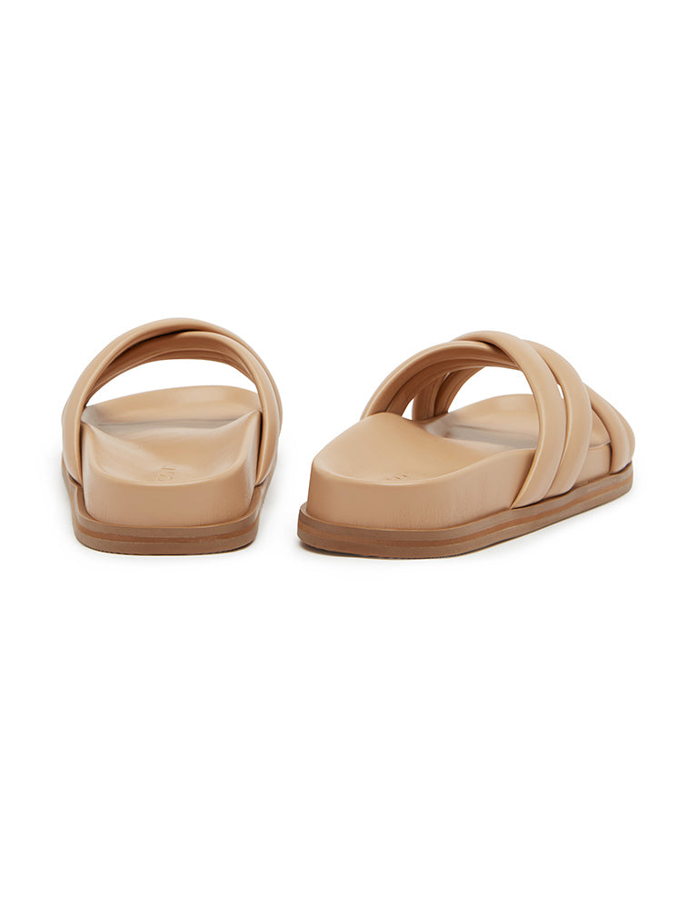 SOL Nude Slide Sandals