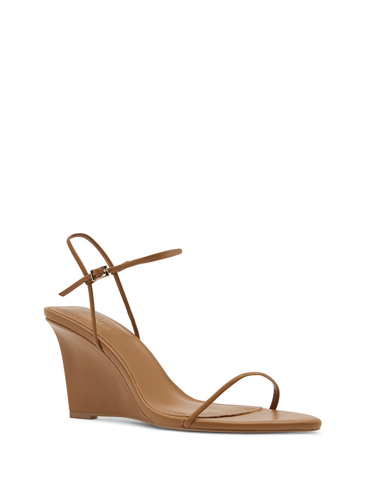 SYLVIE Tan Wedges