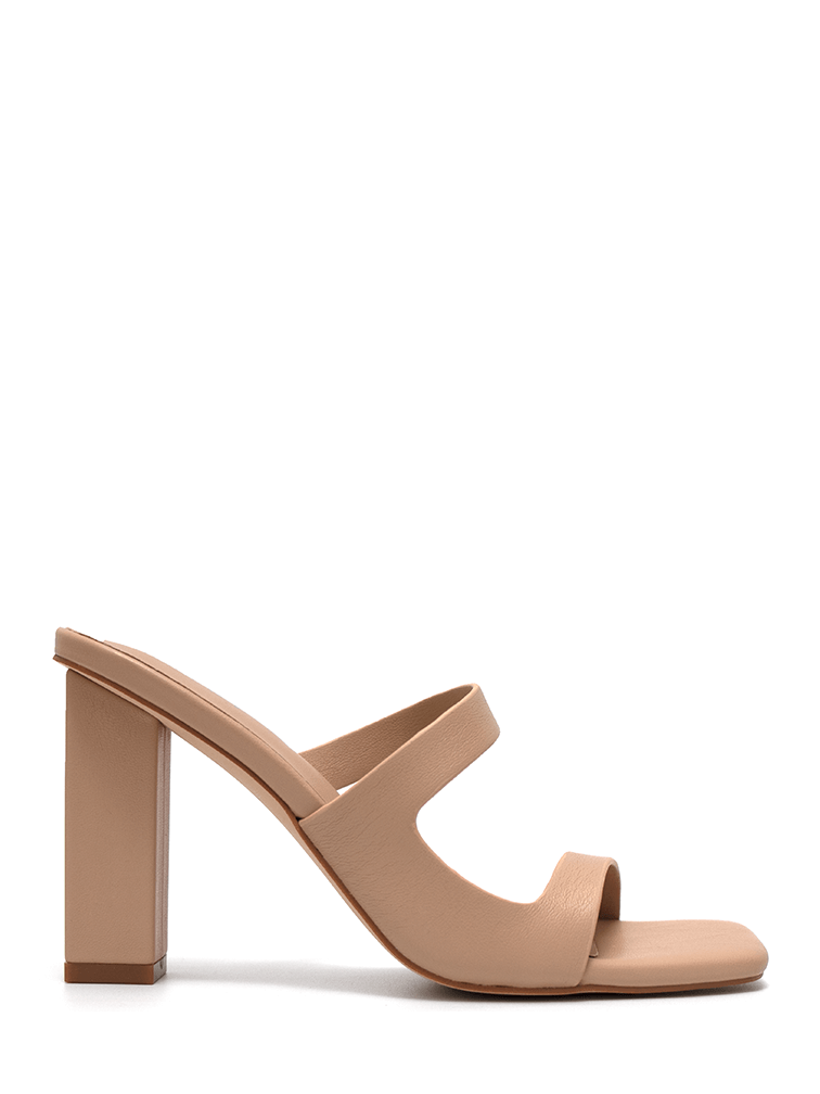 AMBER Nude Heels Covet Shoes