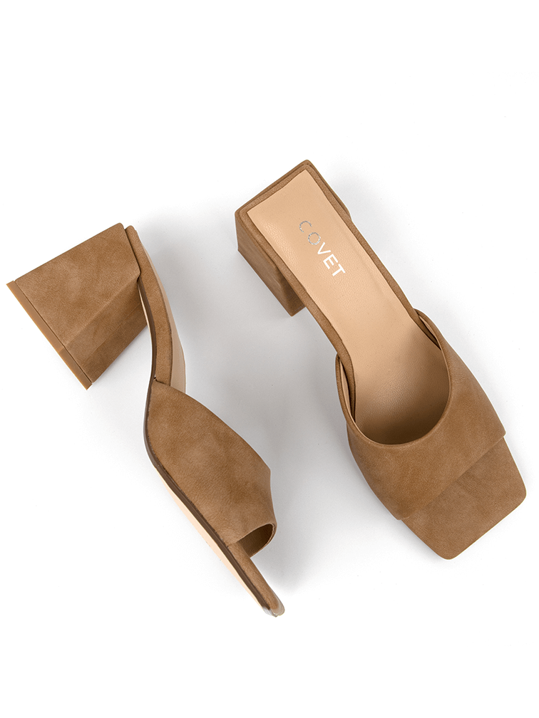 Low block 2025 heel mule