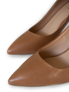 Pointed Toe Tan Pumps Covet Shoes