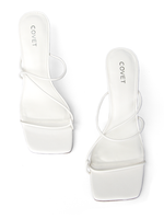 NADIA Off White Kitten Heels