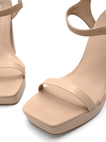 PAYTON Nude Platform Heels