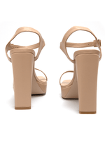 PAYTON Nude Platform Heels