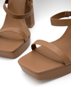 PIPPA Tan Platform Heels